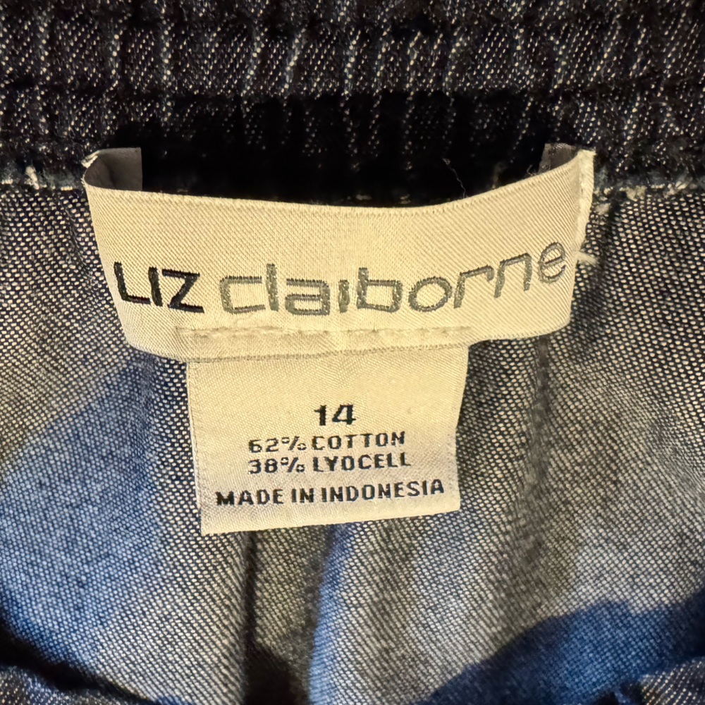 Liz Claiborne Women’s Denim Dress Size 14 - Picture 10 of 13